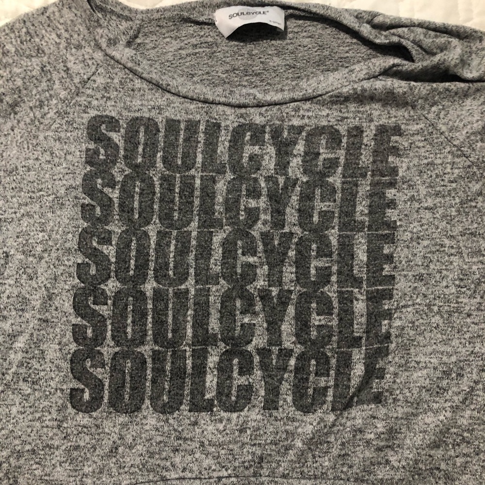 Soulcycle gray long sleeve